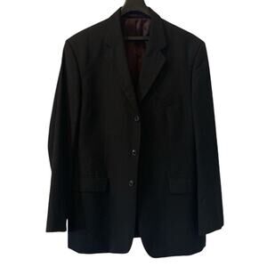 Fusione Blazer Suit Jacket 44R Men’s Black